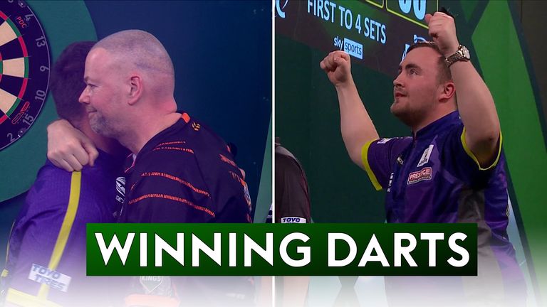 Littler booked his place into the quarter-finals in style by ignoring The Big Fish and checking out on double 15 to knock out Raymond van Barneveld