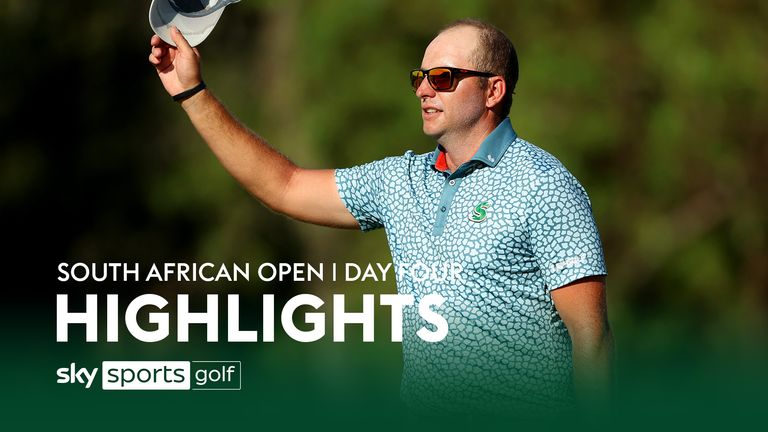 Highlights from day four of the South African Open Championship in Johannesburg.