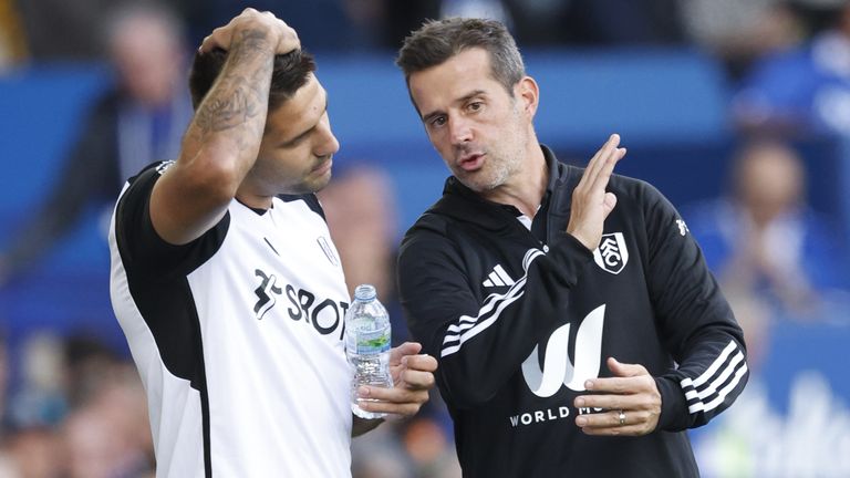 Marco Silva introduced Aleksandar Mitrovic in the second half