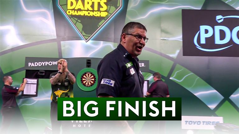 Anderson defeated Whitlock in the second round with this spectacular 116 checkout