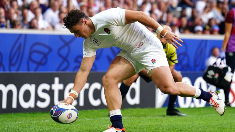 Arundell scored five tries in England's World Cup match against Chile in September