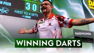 Read more about the article Damon Heta’s huge winning darts | Pins 151 to beat Berry van Peer! | Video | Watch TV Show