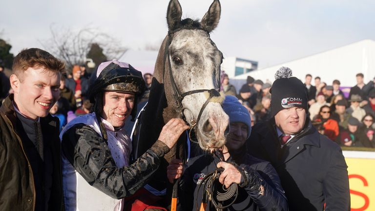 Irish Point at Leopardstown with Jack Kennedy and Gordon Elliott