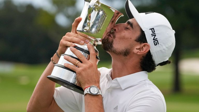 Joaquin Niemann was a happy man after winning the Australian Open