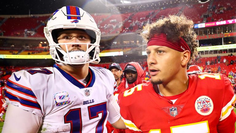 Josh Allen and Patrick Mahomes meet again