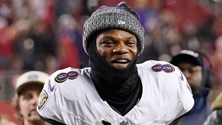 Baltimore Ravens quarterback Lamar Jackson has emerged as favourite to win league MVP 