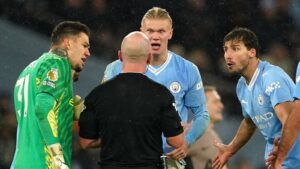 Read more about the article Man City 3-3 Tottenham: Pep Guardiola and Sky Sports pundits analyse why City were denied one-on-one by referee Simon Hooper | Football News