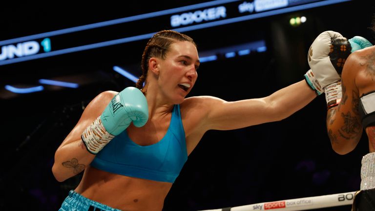 Mikaela Mayer defeated Silvia Bortot via unanimous decision on the undercard of Liam Smith vs Chris Eubank Jr. II