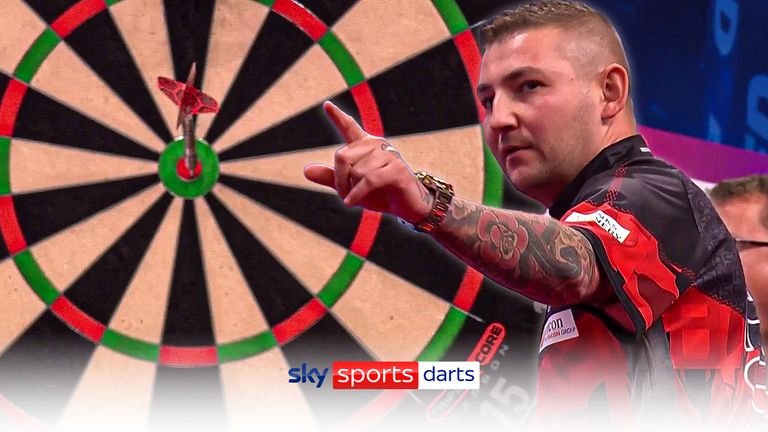 This is not Fish O'Mania! Nathan Aspinall reels in a magnificent 170 checkout against Jonny Clayton in the World Matchplay final!