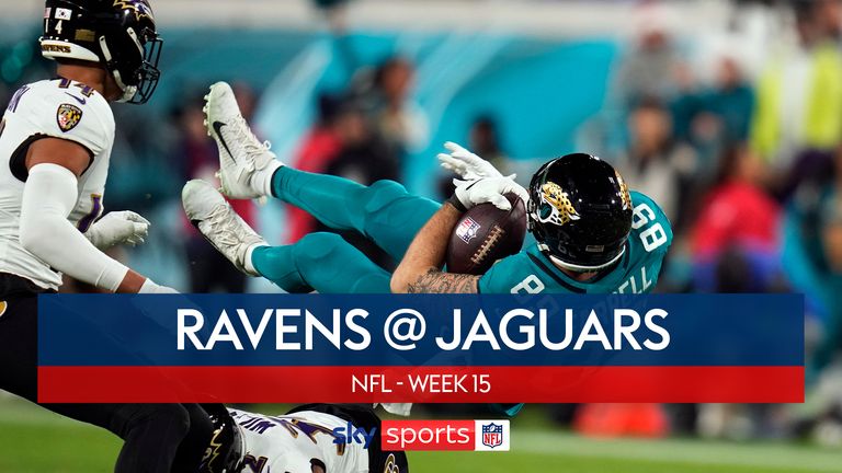 Highlights of the Baltimore Ravens against the Jacksonville Jaguars in Week 15 of the NFL season