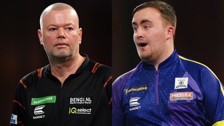 Raymond van Barneled and Luke Littler clash in the last 16 at the World Darts Championship