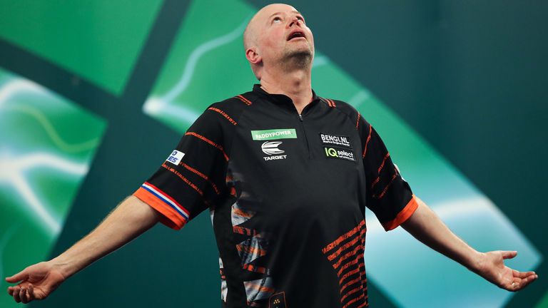 Raymond van Barneveld returns to action at the World Darts Championship on Friday