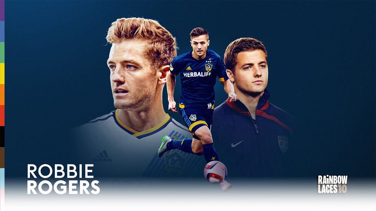 Former LA Galaxy winger Robbie Rogers