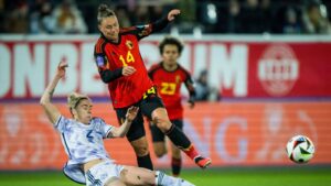 Read more about the article Women’s Nations League: Scotland help out England by drawing with Belgium, Wales lose while Republic of Ireland and Northern Ireland win | Football News