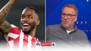 Read more about the article Paul Merson says: Arsenal are ‘bang in’ title race but need a striker like Ivan Toney if they want to go all the way | Football News