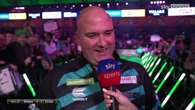 Rob Cross came back from 4-0 down to Chris Dobey to complete a 'darting miracle!'