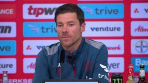 Read more about the article Xabi Alonso responds to Liverpool speculation | ‘I don’t know what will come next!’ | Video | Watch TV Show