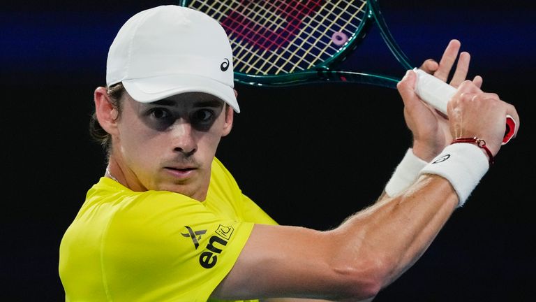 Australia&#39;s Alex de Minaur (Associated Press)