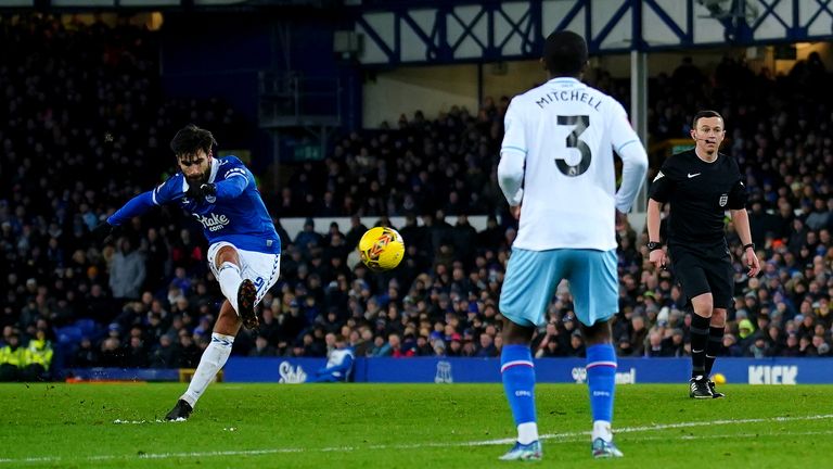 Gomes finds the net with his pinpoint free-kick