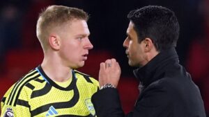 Read more about the article Mikel Arteta: Arsenal boss has no issue with Ben White and Oleksandr Zinchenko scuffle at end of Forest win | Football News