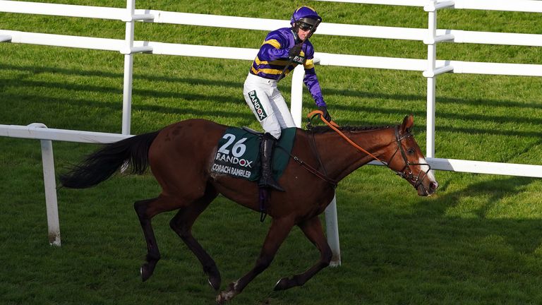 Derek Fox and Corach Rambler win the Grand National