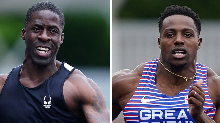 Dwain Chambers and Harry Aikines-Aryeetey are set to compete at the UK Indoor Championships