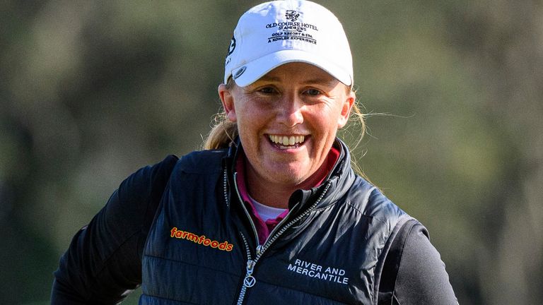 January 21, 2024: Gemma Dryburgh of Scotland on the 18th green during final round of Hilton Grand Vacations Tournament of Champions held at Lake Nona Golf & Country Club in Orlando, FL. Romeo T Guzman/CSM(Credit Image: .. Romeo Guzman/Cal Sport Media) (Cal Sport Media via AP Images)