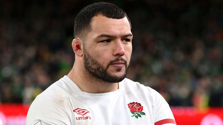 Henry Slade and Ellis Genge look on after England&#39;s defeat to Ireland to end their Six Nations campaign 