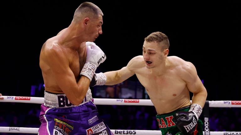 BEN SHALOM BOXXER LIVERPOOL FIGHT WEEK.M&S BANK ARENA LIVERPOOL 20/01/2024 .PIC LAWRENCE LUSTIG/BOXXER.(PICS FREE FOR EDITORIAL USE ONLY).BRITISH & COMMONWEALTH SUPER MIDDLEWEIGHT CHAMPIONSHIP.JACK CULLEN V ZAK CHELLI