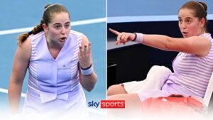 Read more about the article ‘You ruin my matches’ | Jelena Ostapenko rages at umpire over ‘double-bounce’ | Video | Watch TV Show