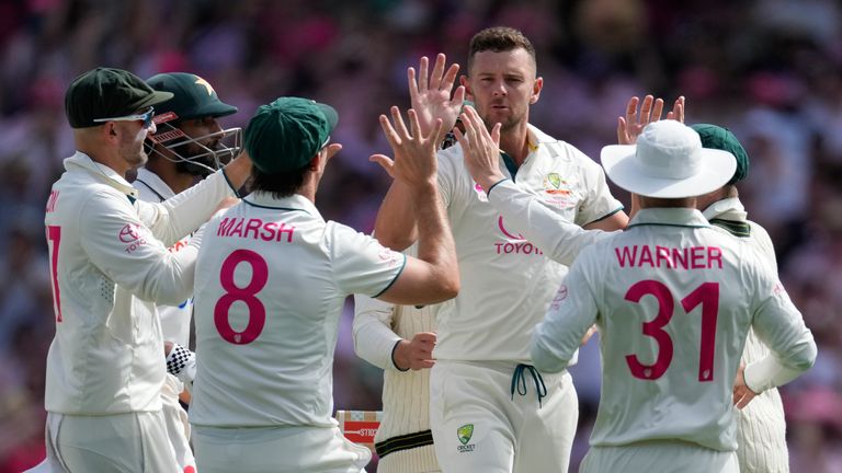 Australia&#39;s Josh Hazlewood, 