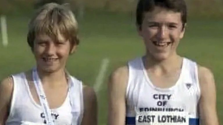 Teenagers Kerr (left) and Wightman won trophies at Edinburgh Athletic Club in the same race (pic: Edinburgh Athletic Club)