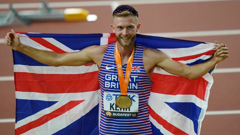 Kerr predicted he would win the gold medal on the morning of the 1500m final