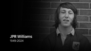 Read more about the article JPR Williams: Former Wales and British and Irish Lions player dies aged 74 | Rugby Union News