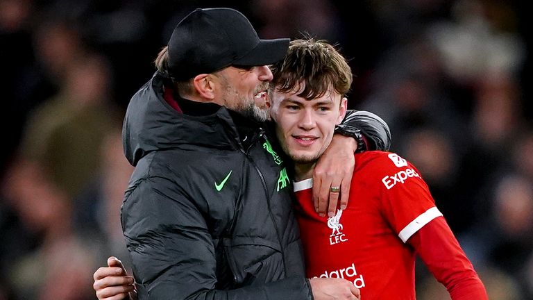 Jurgen Klopp hailed full-back Conor Bradley&#39;s performance as &#39;exceptional&#39; as Liverpool game from behind to beat Fulham