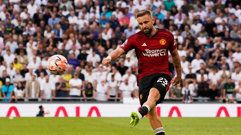 Luke Shaw is back in training for Manchester United