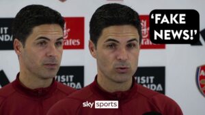 Read more about the article ‘Fake news!’ | Mikel Arteta admits to being ‘very upset’ at Arsenal exit rumours | Video | Watch TV Show