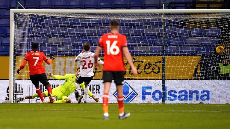 Ogbene&#39;s second-half goal clinched Luton victory