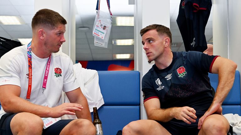 Owen Farrell and George Ford