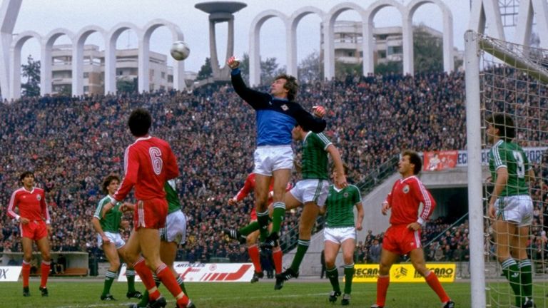 Pat Jennings made 119 appearances for Northern Ireland during a long international career between 1964 and 1986