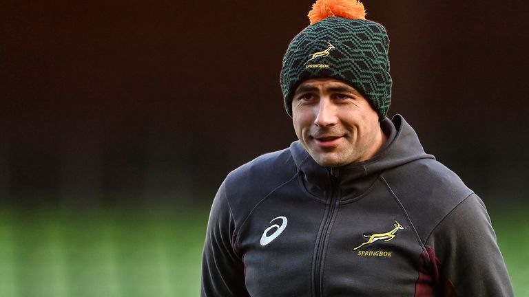 Dublin , Ireland - 4 November 2022; South Africa assistant coach Felix Jones during the South Africa captain&#39;s run at the Aviva Stadium in Dublin. (Photo By Brendan Moran/Sportsfile via Getty Images)