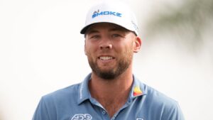 Read more about the article The American Express: Sam Burns posts career-low round to vault into halfway lead in California | Golf News