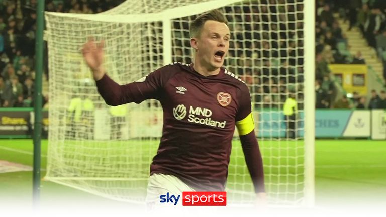 Shankland scores the winner for Hearts against Hibernian