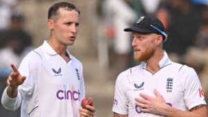 Read more about the article Michael Atherton defends England skipper Ben Stokes’ faith in Tom Hartley after difficult opening day vs India | Cricket News