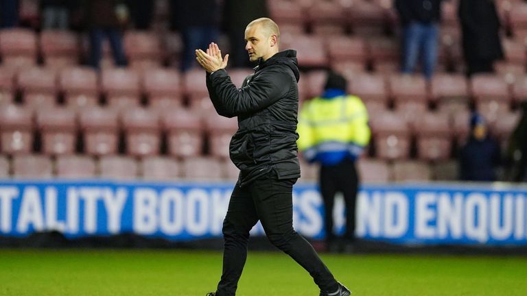 Wigan boss Shaun Maloney was proud of his players