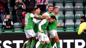 Read more about the article 'How about that for a strike!' | Levitt equalises for Hibernian