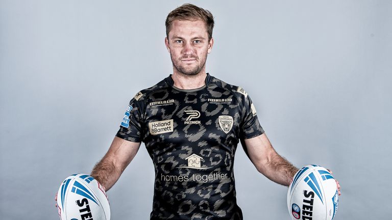 Picture by Allan McKenzie/SWpix.com - 29/01/2024 - Rugby League - Betfred Super League - Leigh Media Day - Leigh Sports Village, Leigh, England - Matt Moylan.