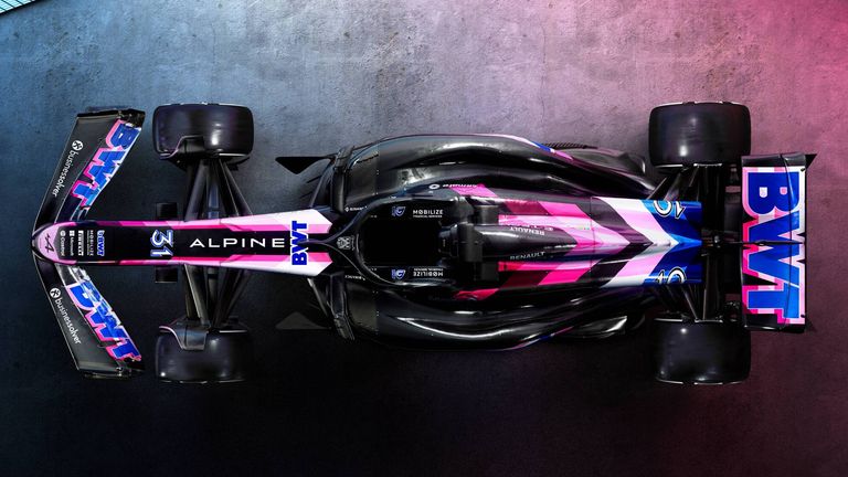 Alpine A524 pink livery