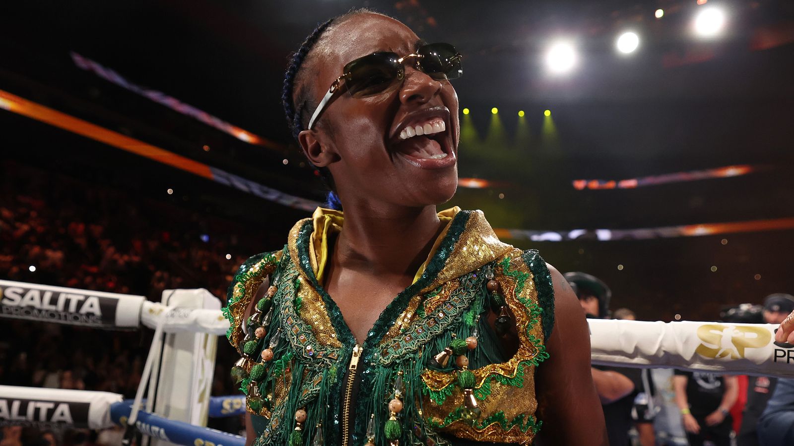 Read more about the article Claressa Shields wins first female MMA bout in Saudi Arabia as she triumphs on return to octagon | WWE News