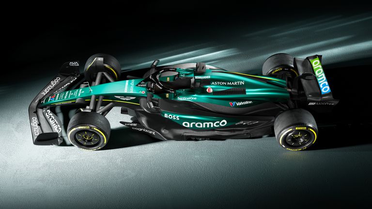 Aston Martin's 2024 F1 car was revealed on Monday